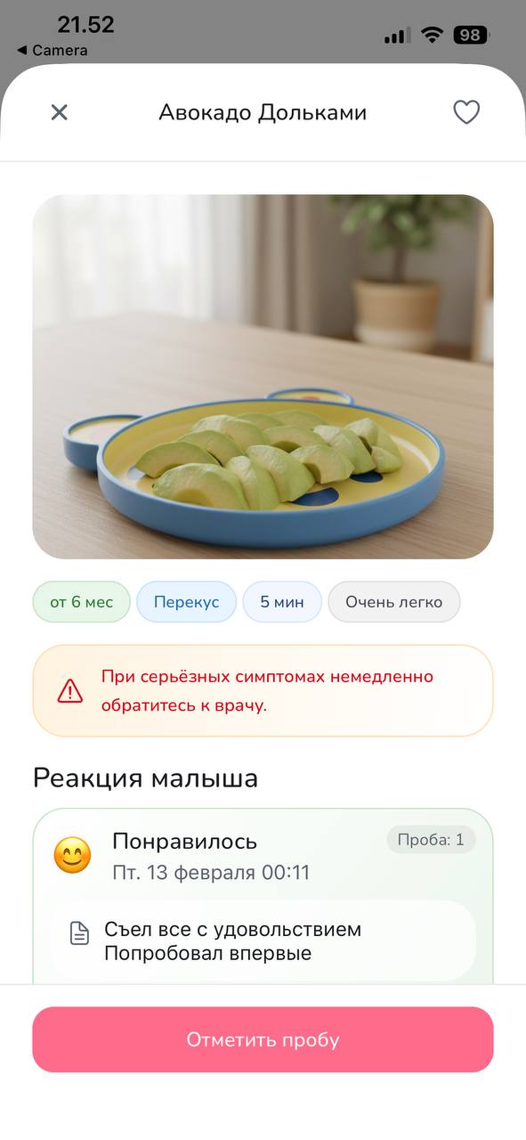 Дневник реакций