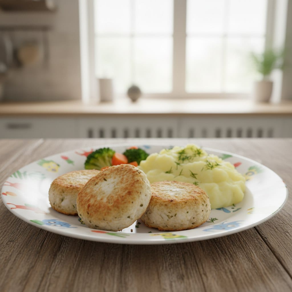 Рыбные Котлетки с Картофелем на Пару