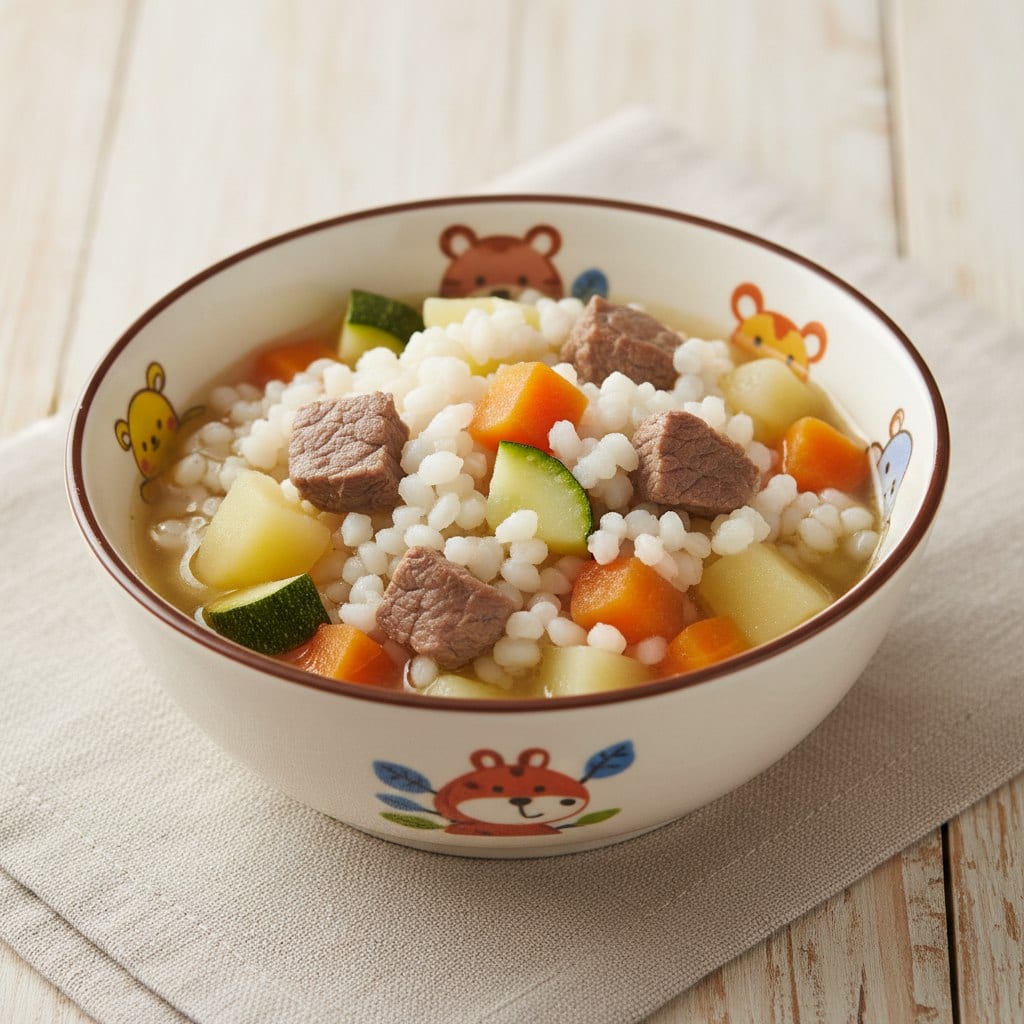 Говядина с Рисом и Овощами