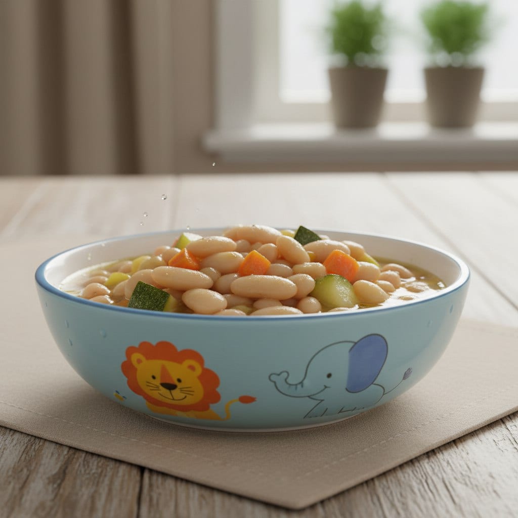 Тушёная Белая Фасоль с Овощами