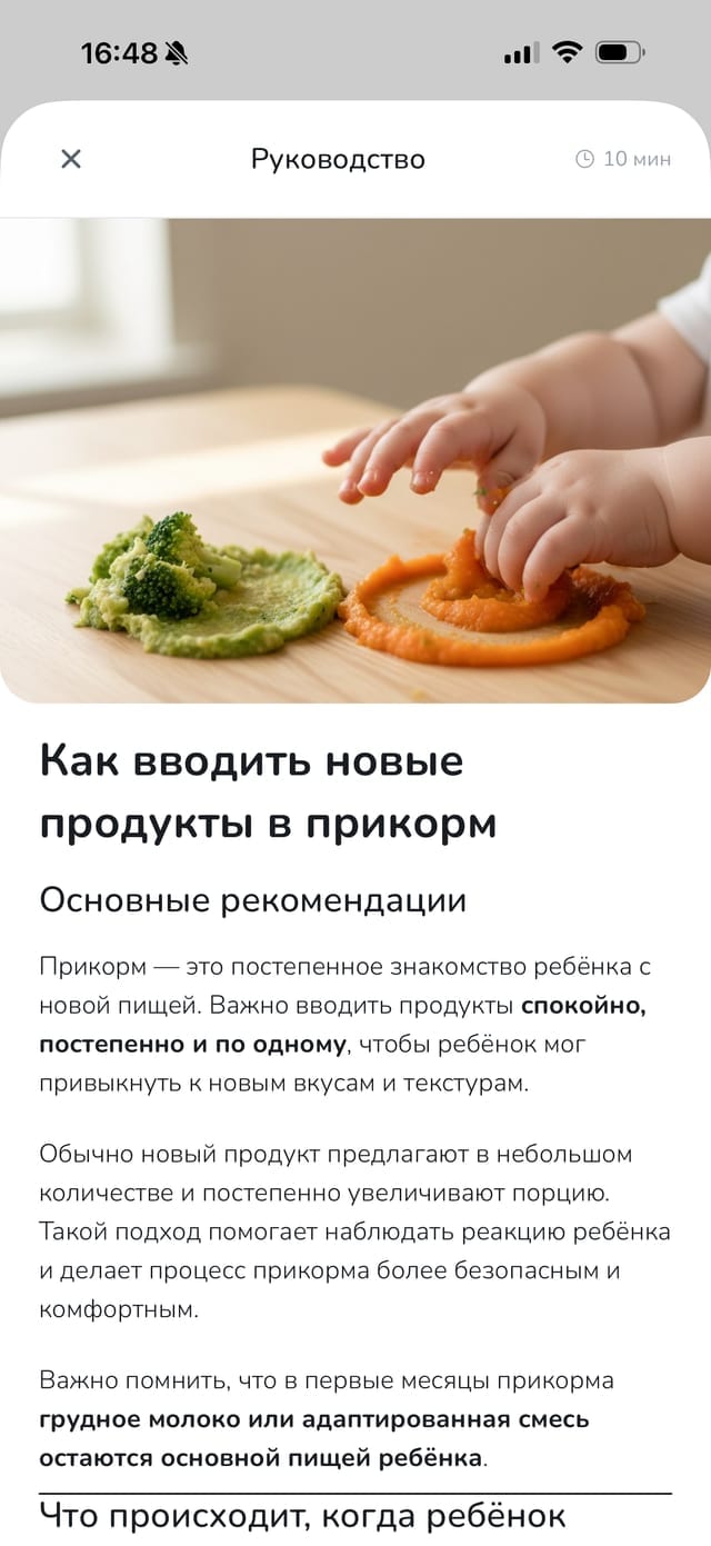 Скриншот приложения «Первый Прикорм» — План прикорма